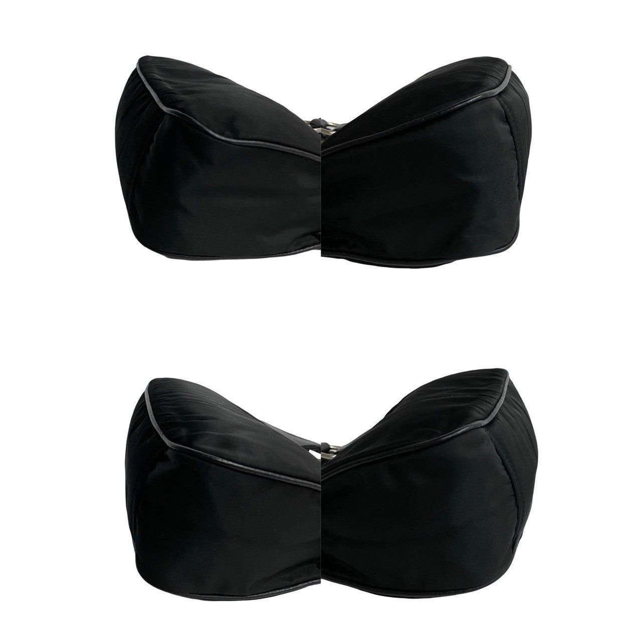 Prada Prada Handbag Black Nylon Size ONE SIZE - 7 Thumbnail