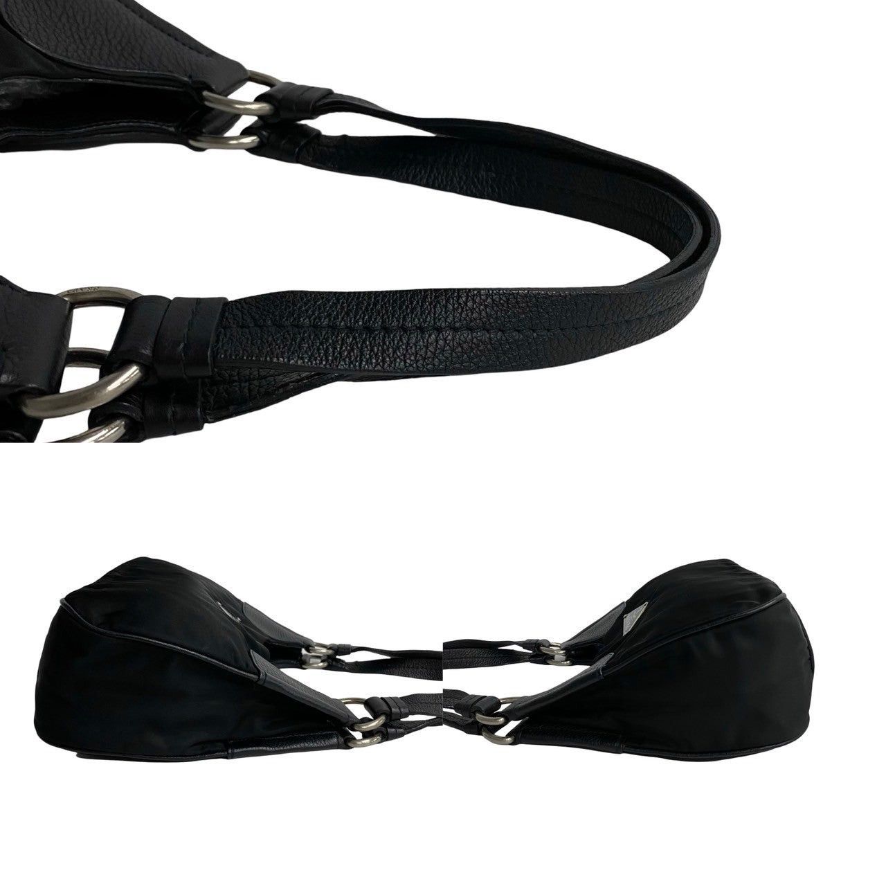 Prada Prada Handbag Black Nylon Size ONE SIZE - 5 Thumbnail