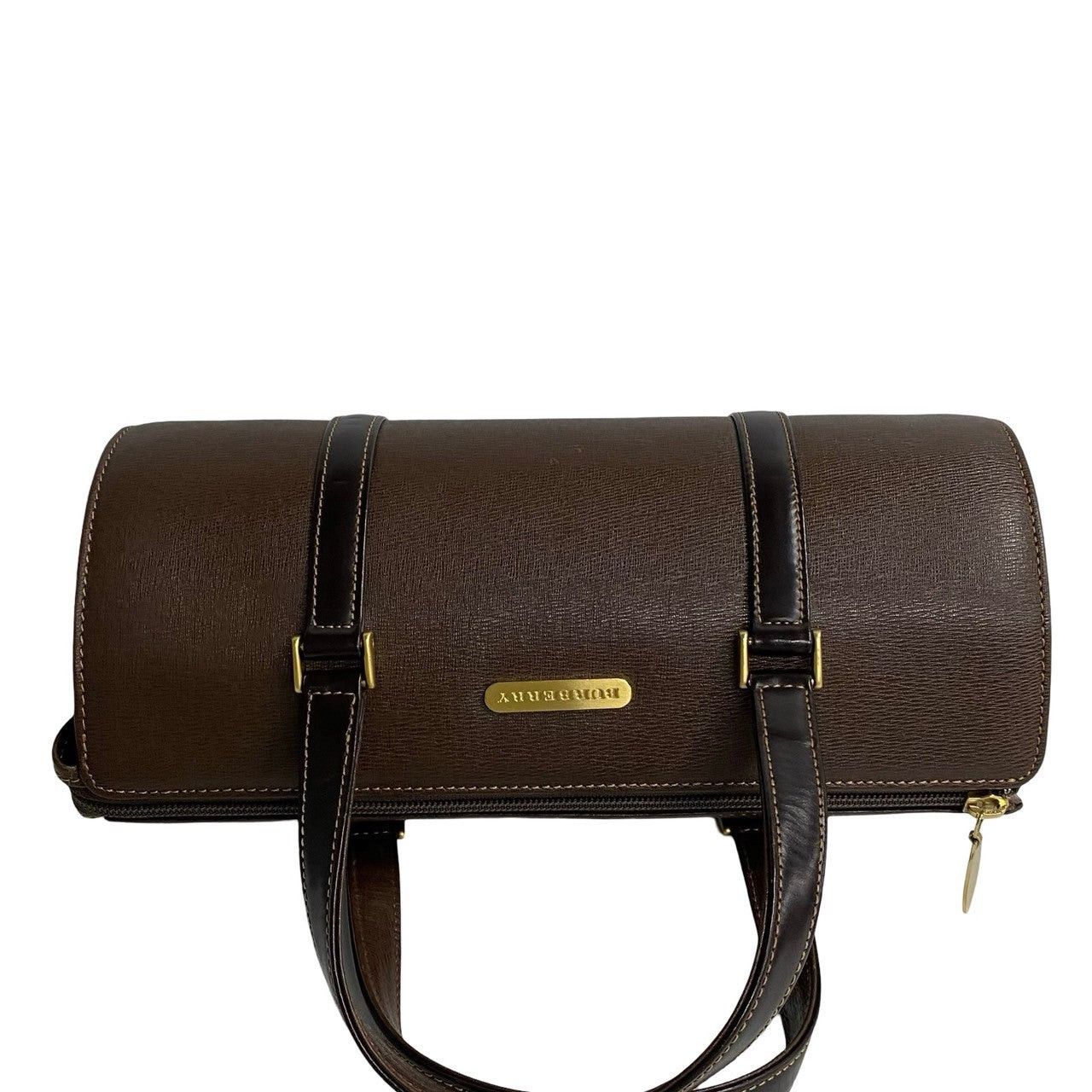 Burberry Burberry Handbag Brown Leather Size ONE SIZE - 5 Thumbnail