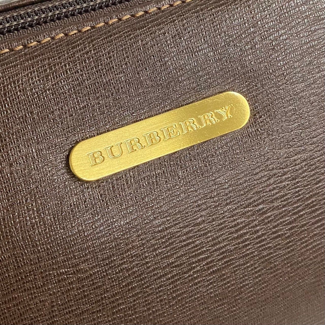 Burberry Burberry Handbag Brown Leather Size ONE SIZE - 3 Thumbnail