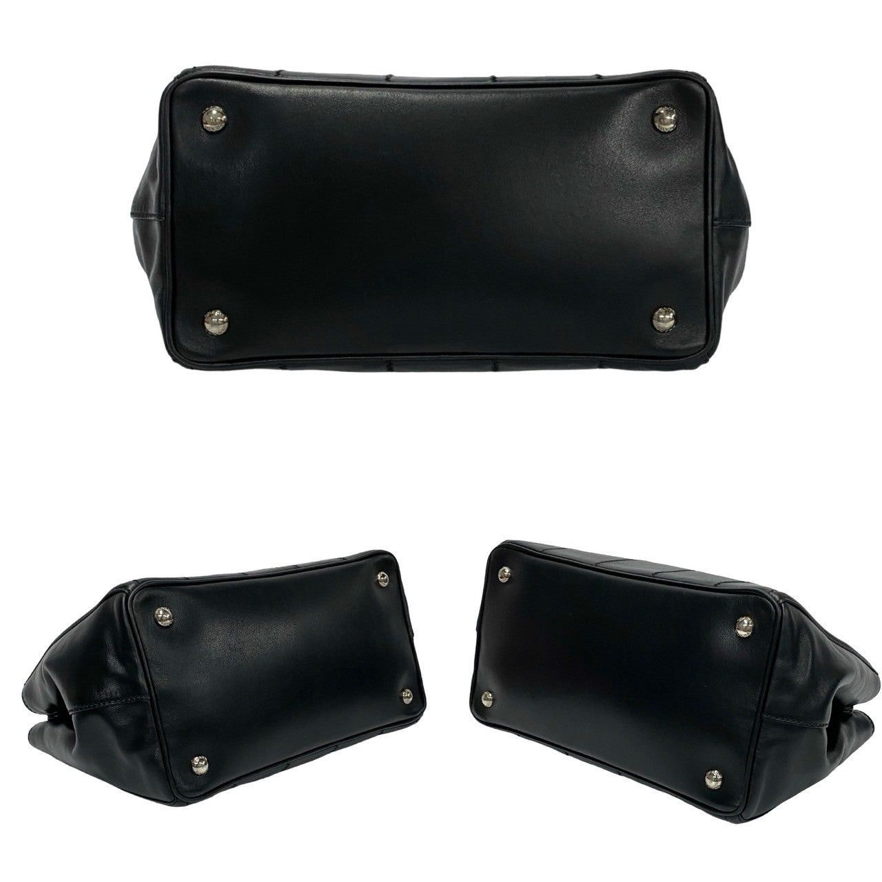 Prada Prada Shoulder Bag Black Leather Size ONE SIZE - 6 Thumbnail