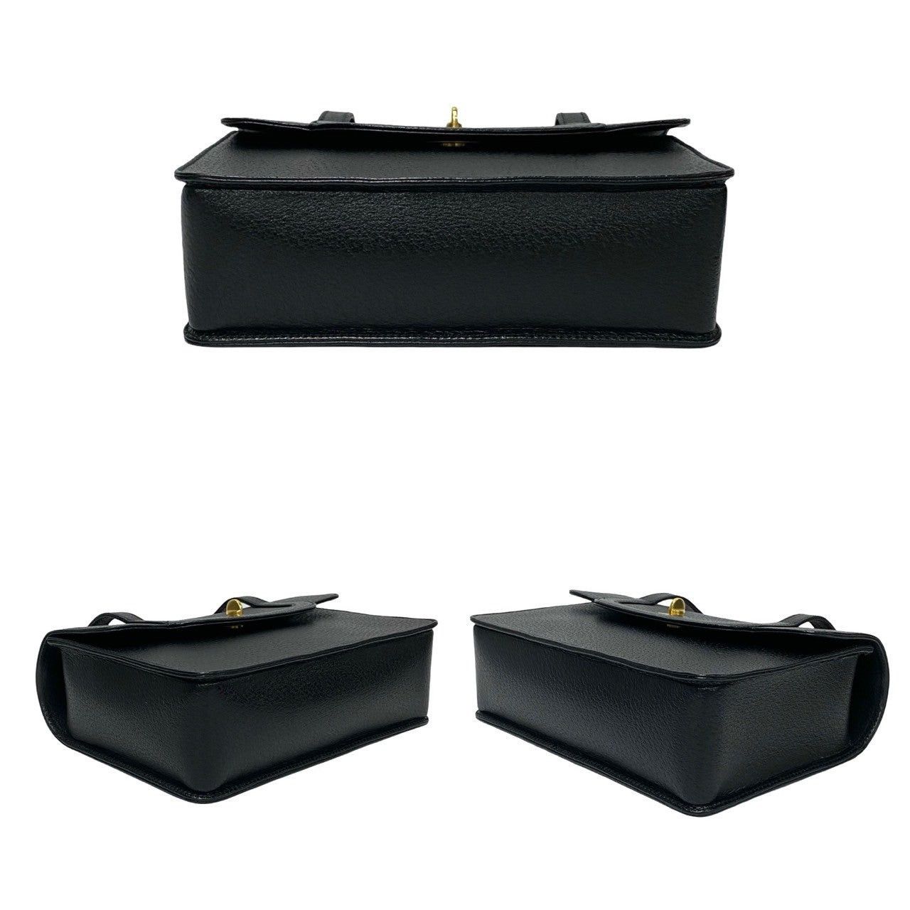 Gucci Gucci Shoulder Bag Black Leather Size ONE SIZE - 6 Thumbnail