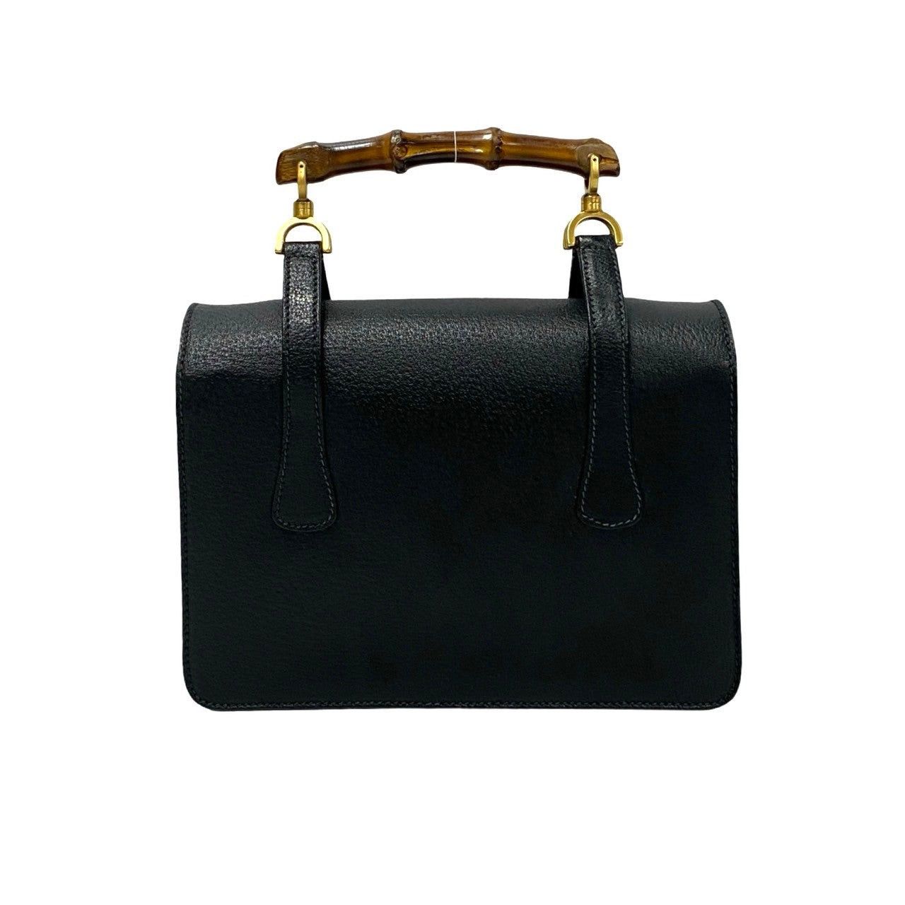 Gucci Gucci Shoulder Bag Black Leather Size ONE SIZE - 4 Thumbnail