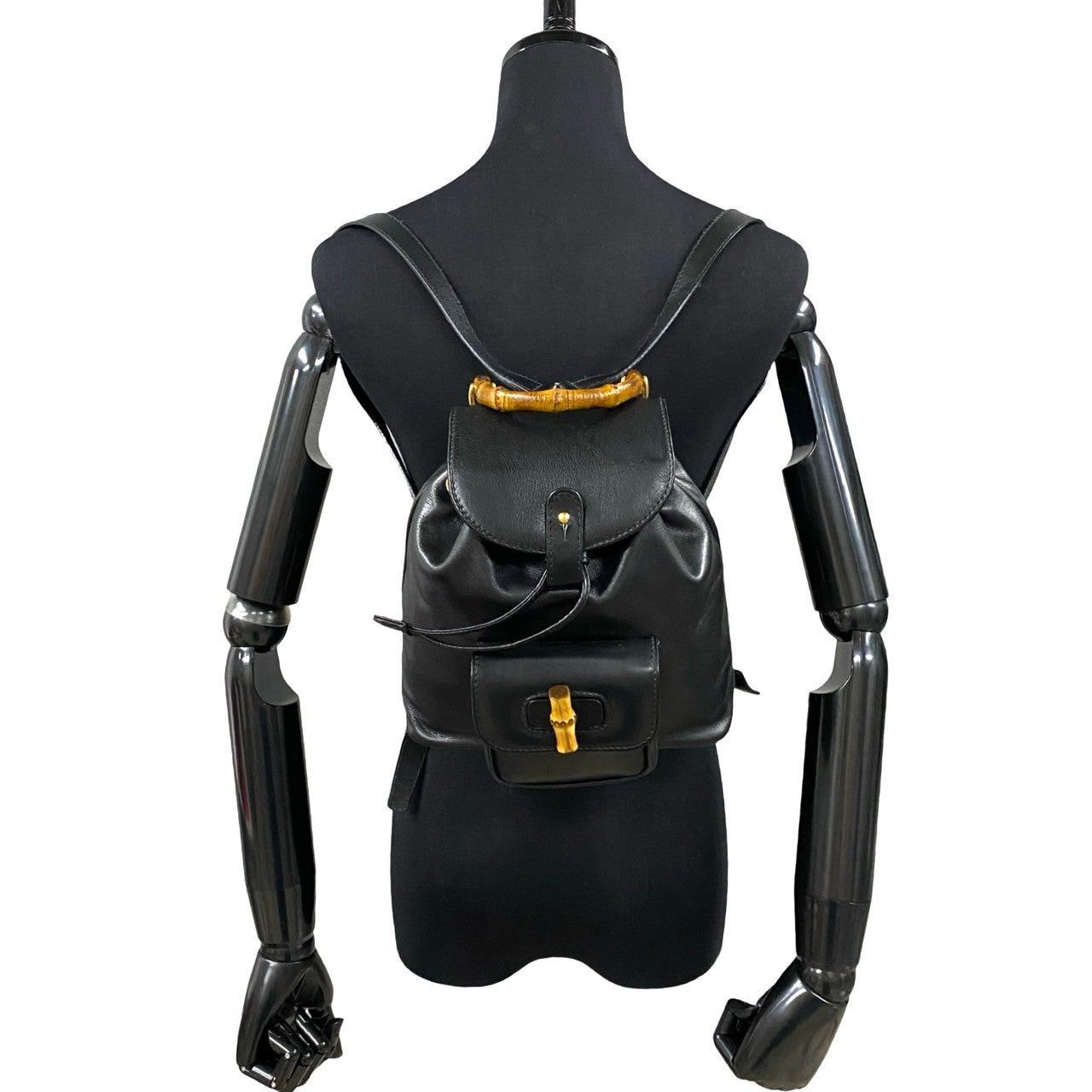 Gucci Gucci Backpack Black Leather Size ONE SIZE - 2 Thumbnail