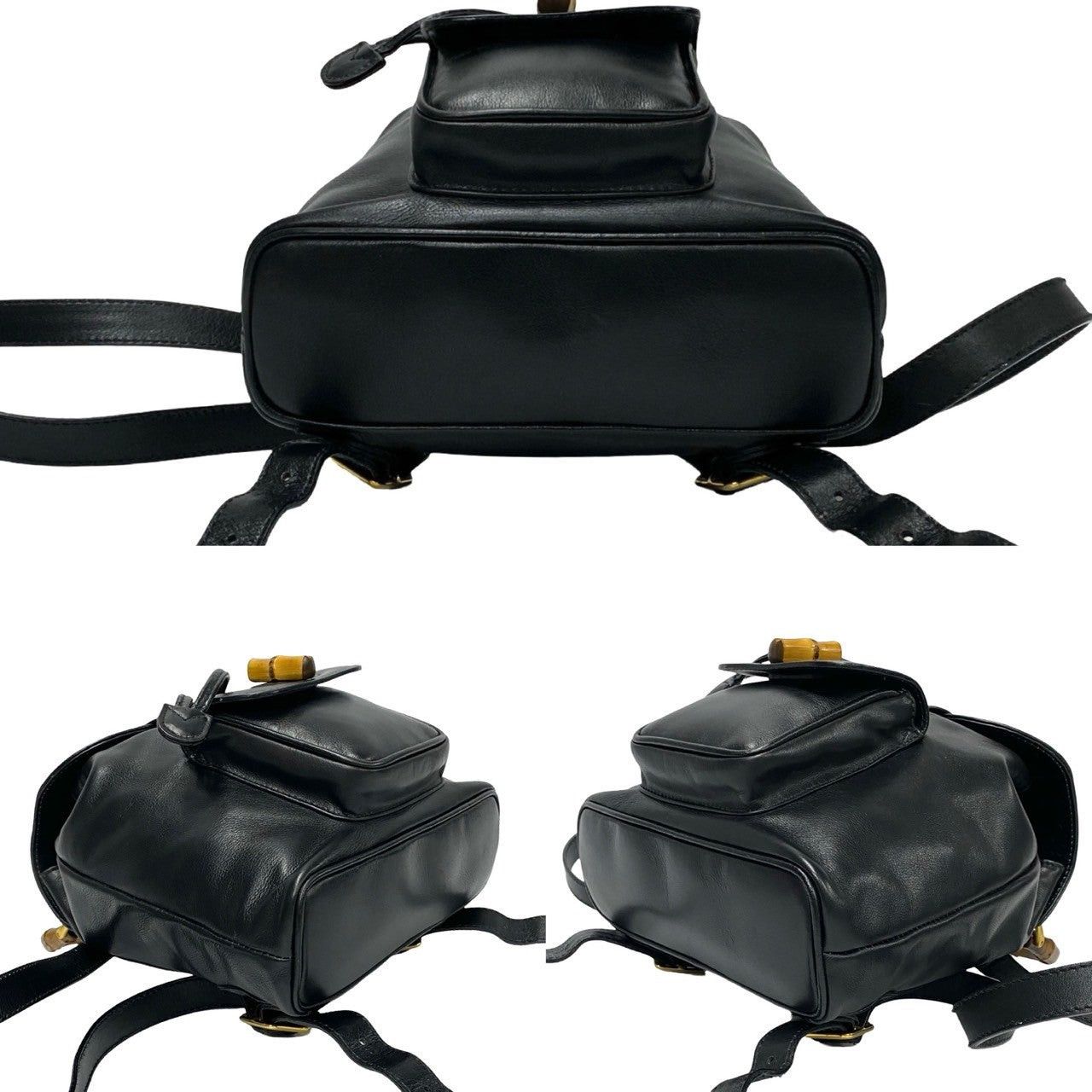 Gucci Gucci Backpack Black Leather Size ONE SIZE - 6 Thumbnail