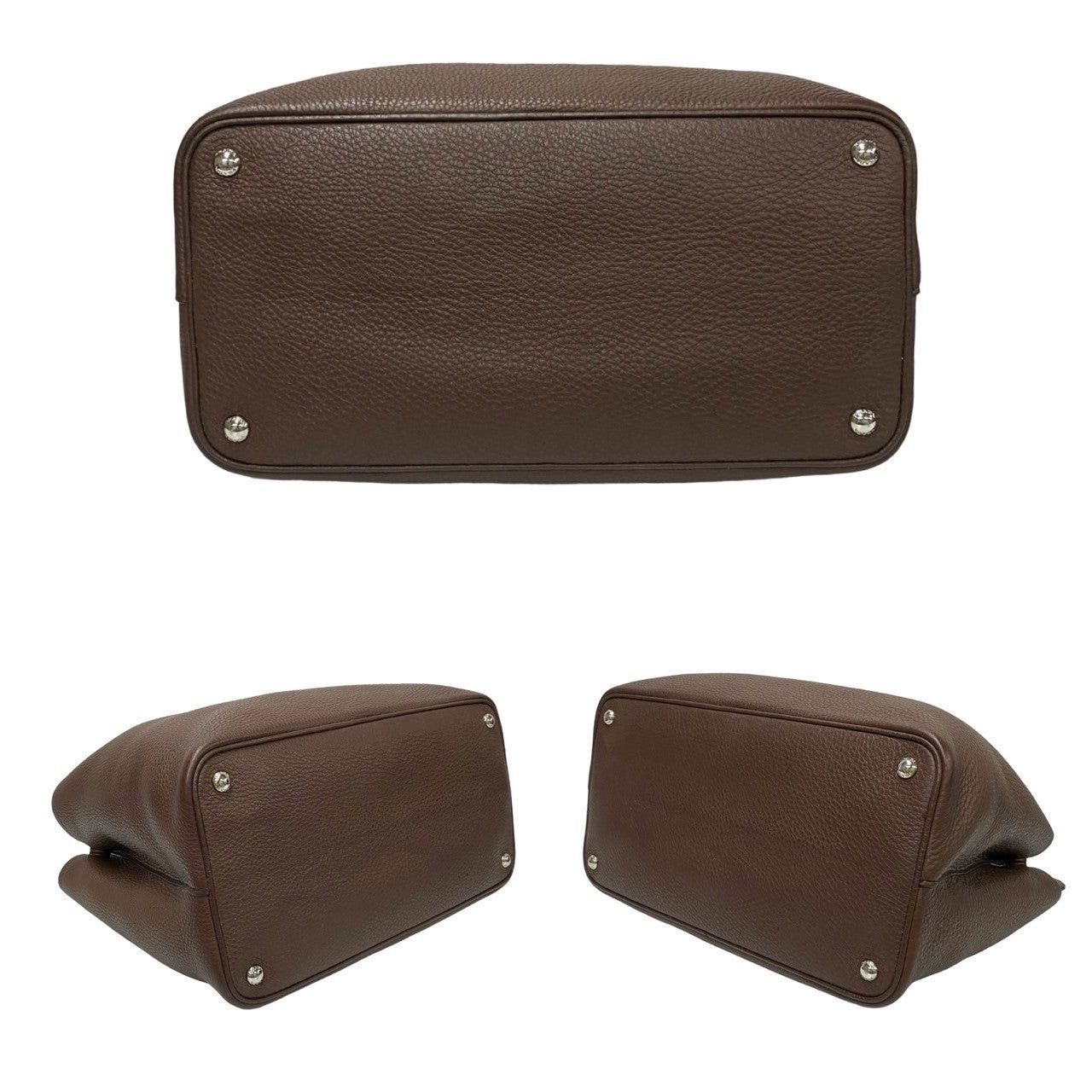 Prada Prada Shoulder Bag Brown Leather Size ONE SIZE - 6 Thumbnail