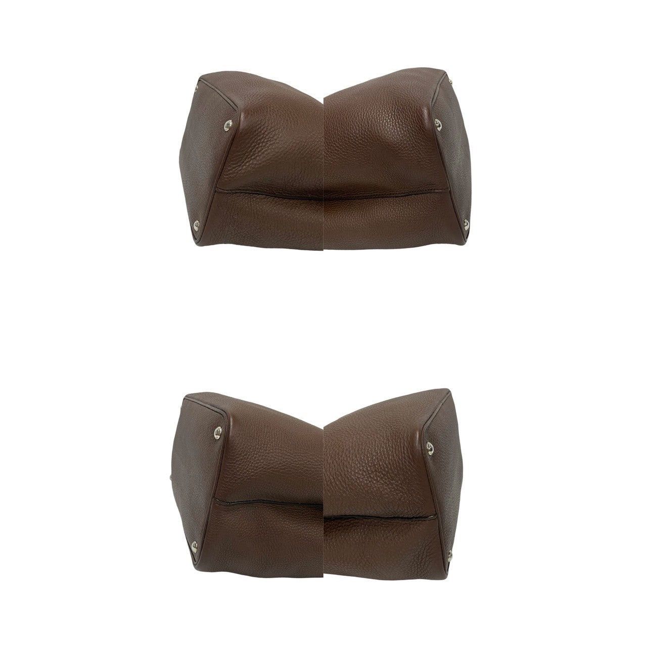 Prada Prada Shoulder Bag Brown Leather Size ONE SIZE - 7 Thumbnail