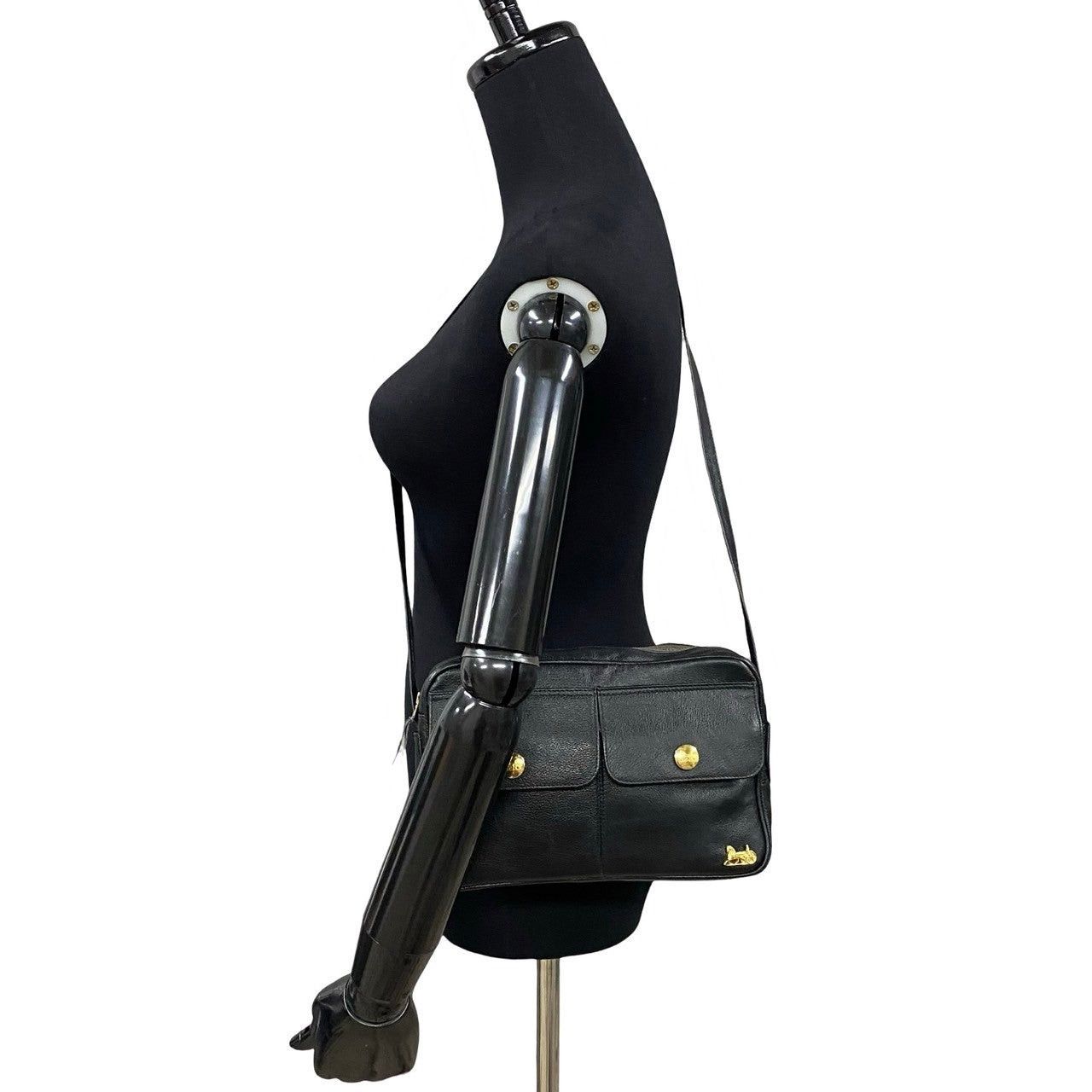 Celine Celine Shoulder Bag Black Vitello Size ONE SIZE - 2 Thumbnail