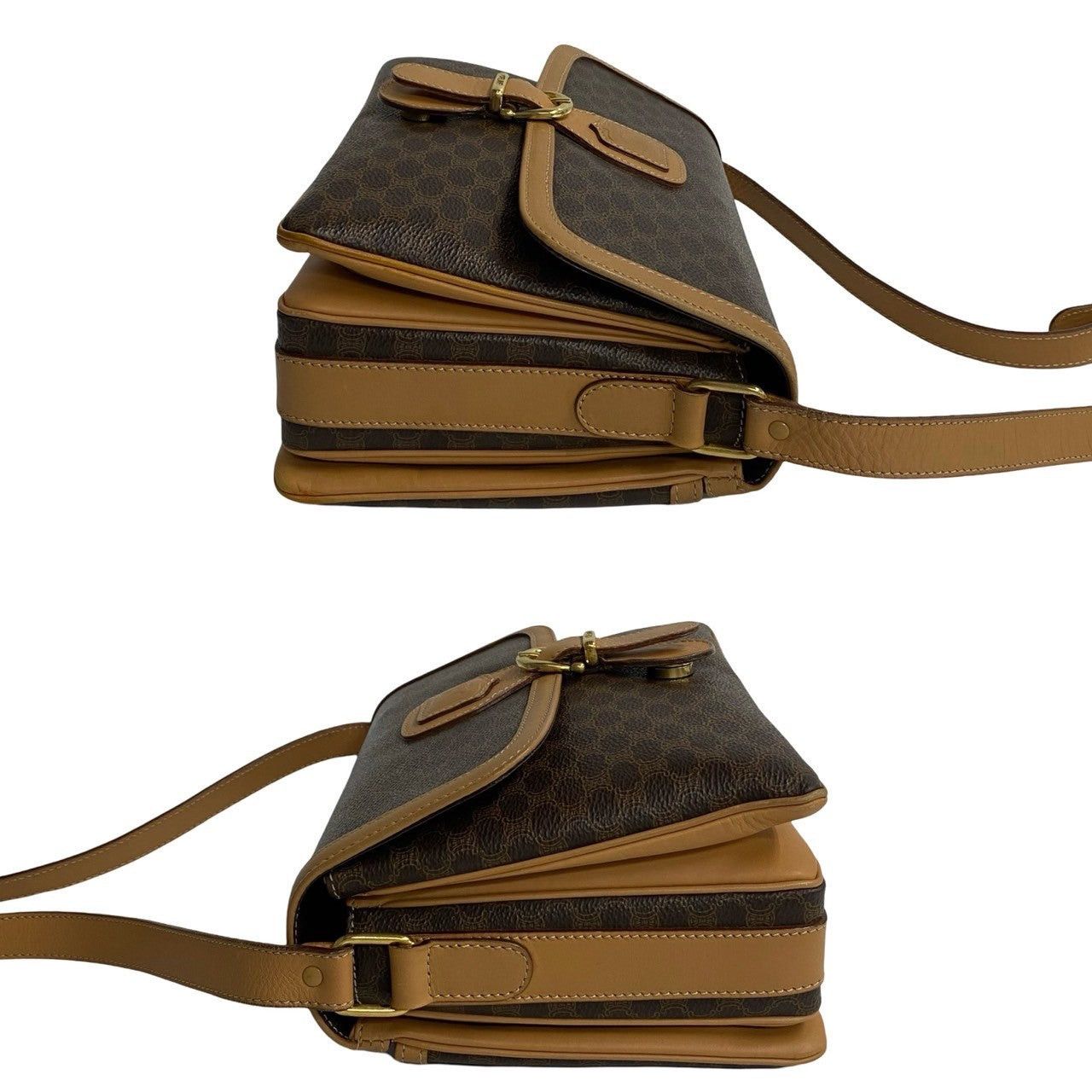 Celine Celine Shoulder Bag Brown Leather Size ONE SIZE - 5 Thumbnail