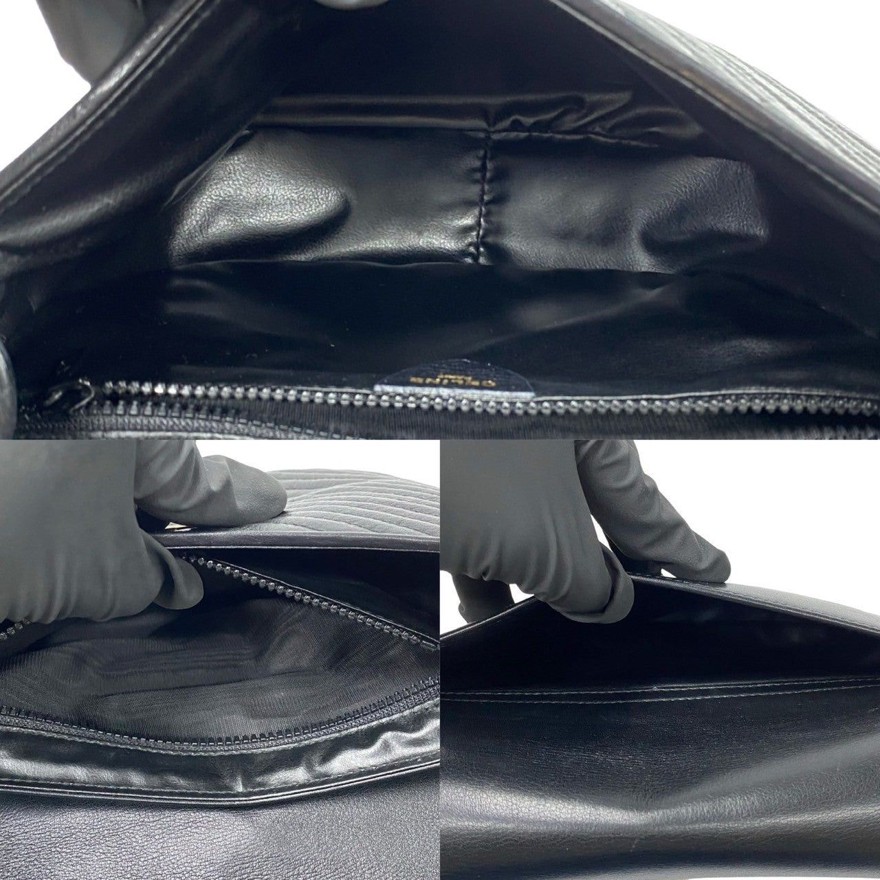 Celine Celine Shoulder Bag Black Leather Size ONE SIZE - 9 Thumbnail