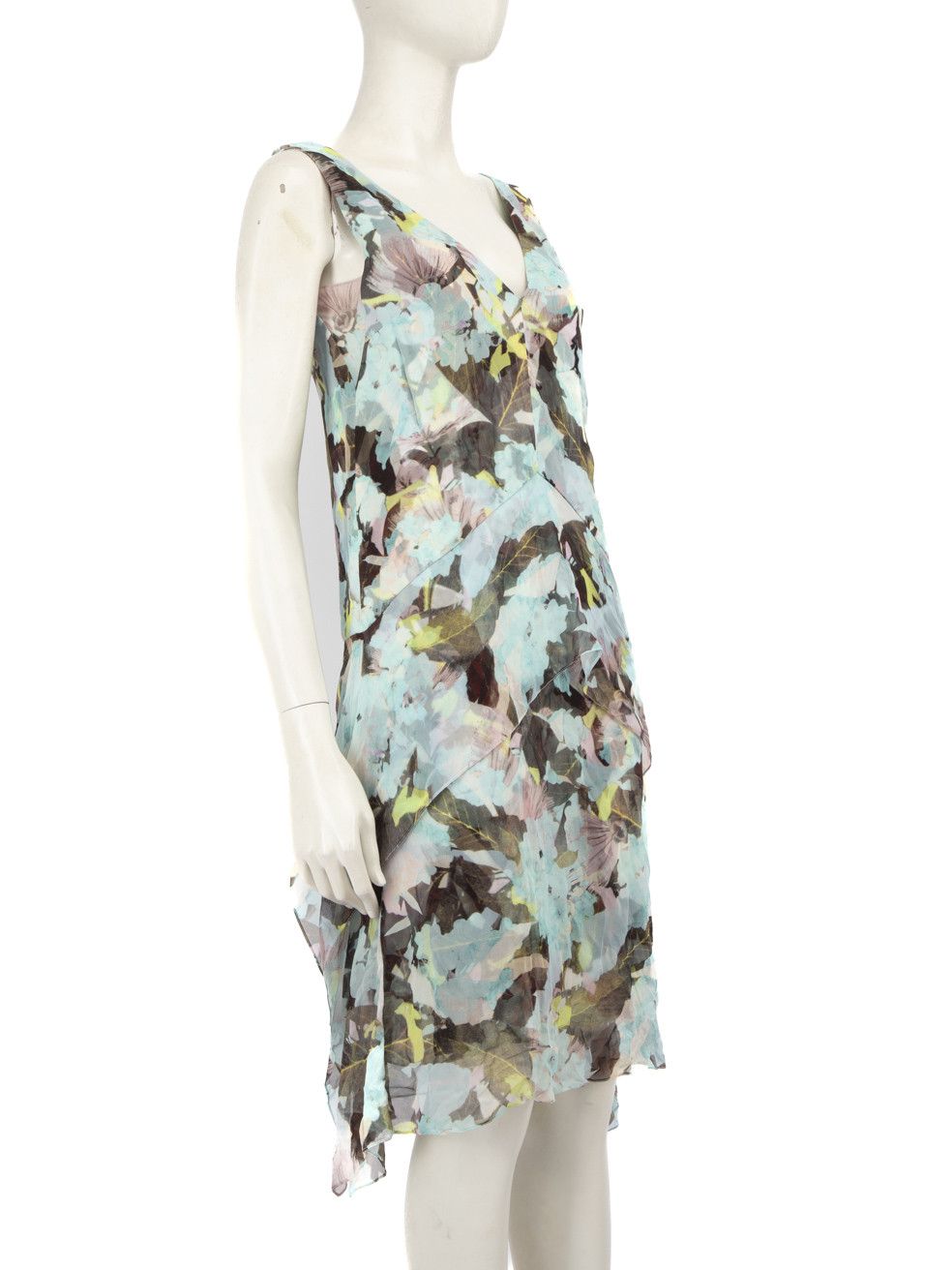 Erdem Floral Abstract Print Knee Length Dress Size M / US 6-8 / IT 42-44 - 2 Thumbnail