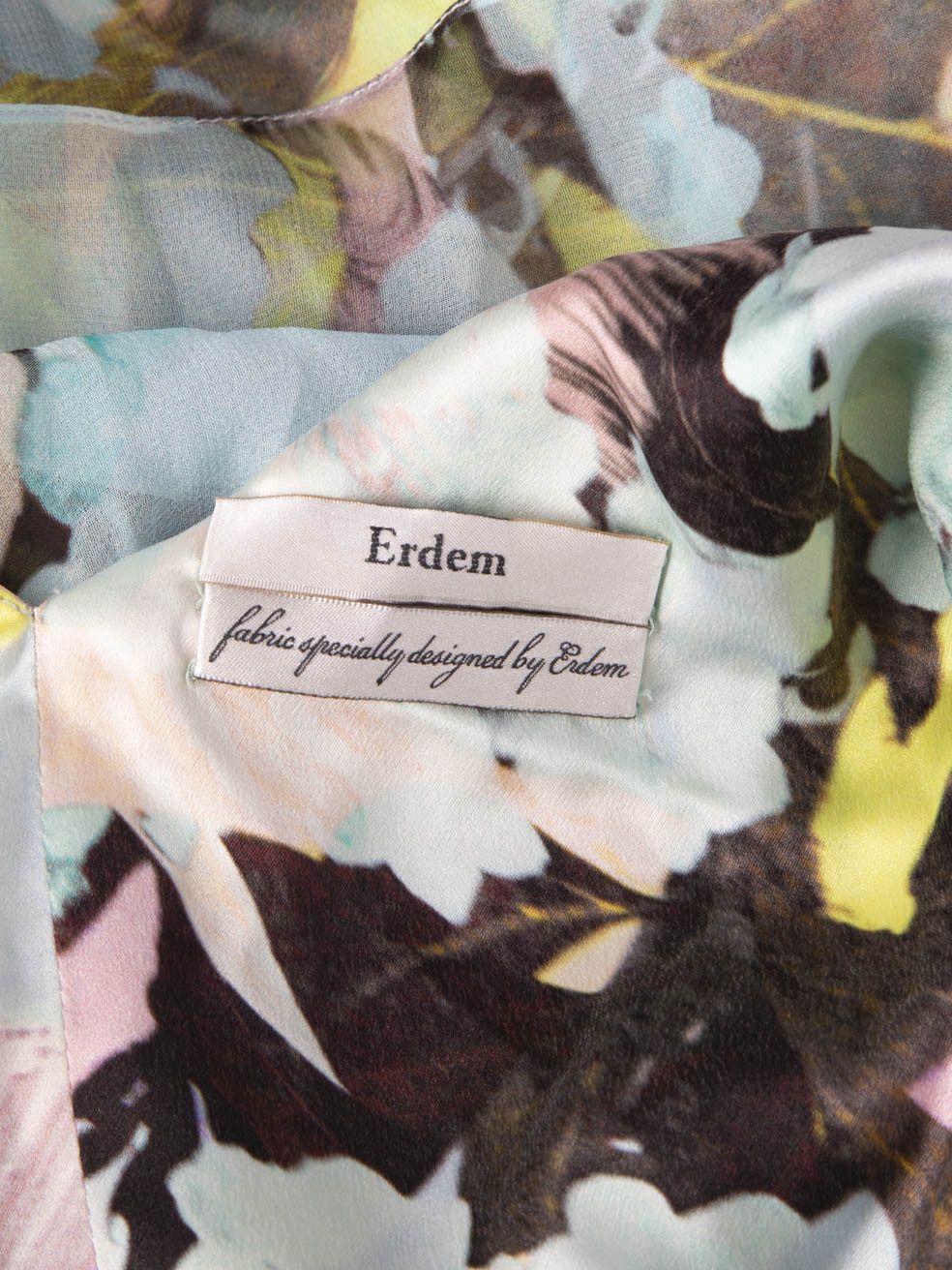 Erdem Floral Abstract Print Knee Length Dress Size M / US 6-8 / IT 42-44 - 8 Thumbnail