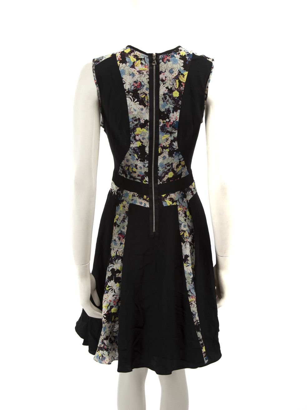 Erdem Floral Panelled Mini Dress Size M / US 6-8 / IT 42-44 - 3 Thumbnail