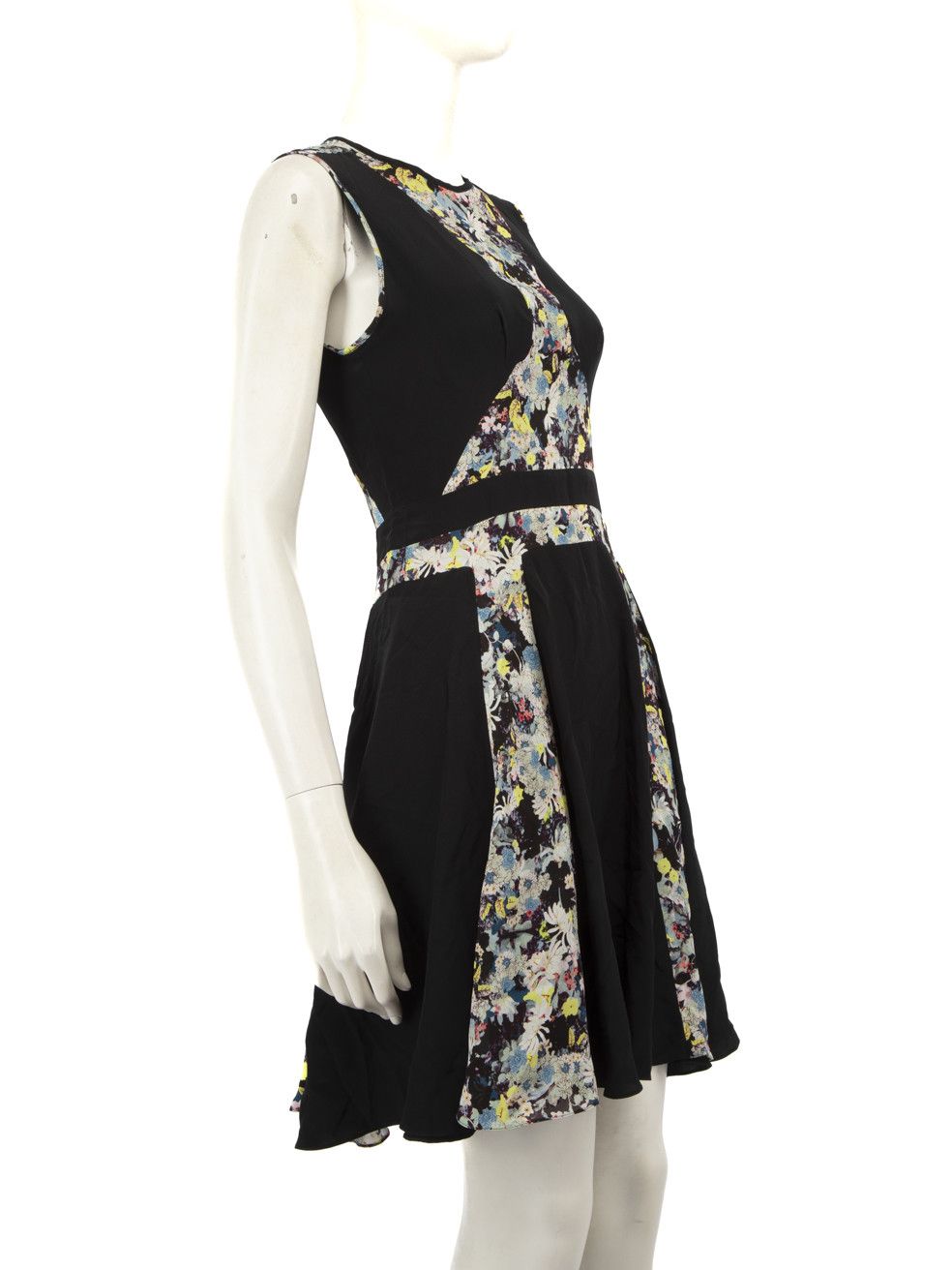 Erdem Floral Panelled Mini Dress Size M / US 6-8 / IT 42-44 - 2 Thumbnail