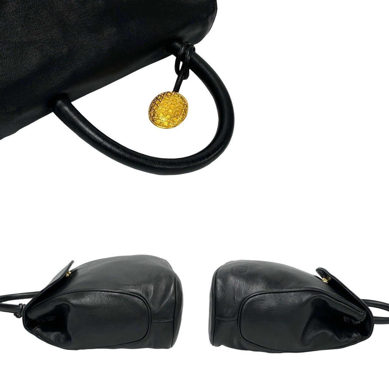 Dior Dior Handbag Black Leather Size ONE SIZE - 5 Thumbnail