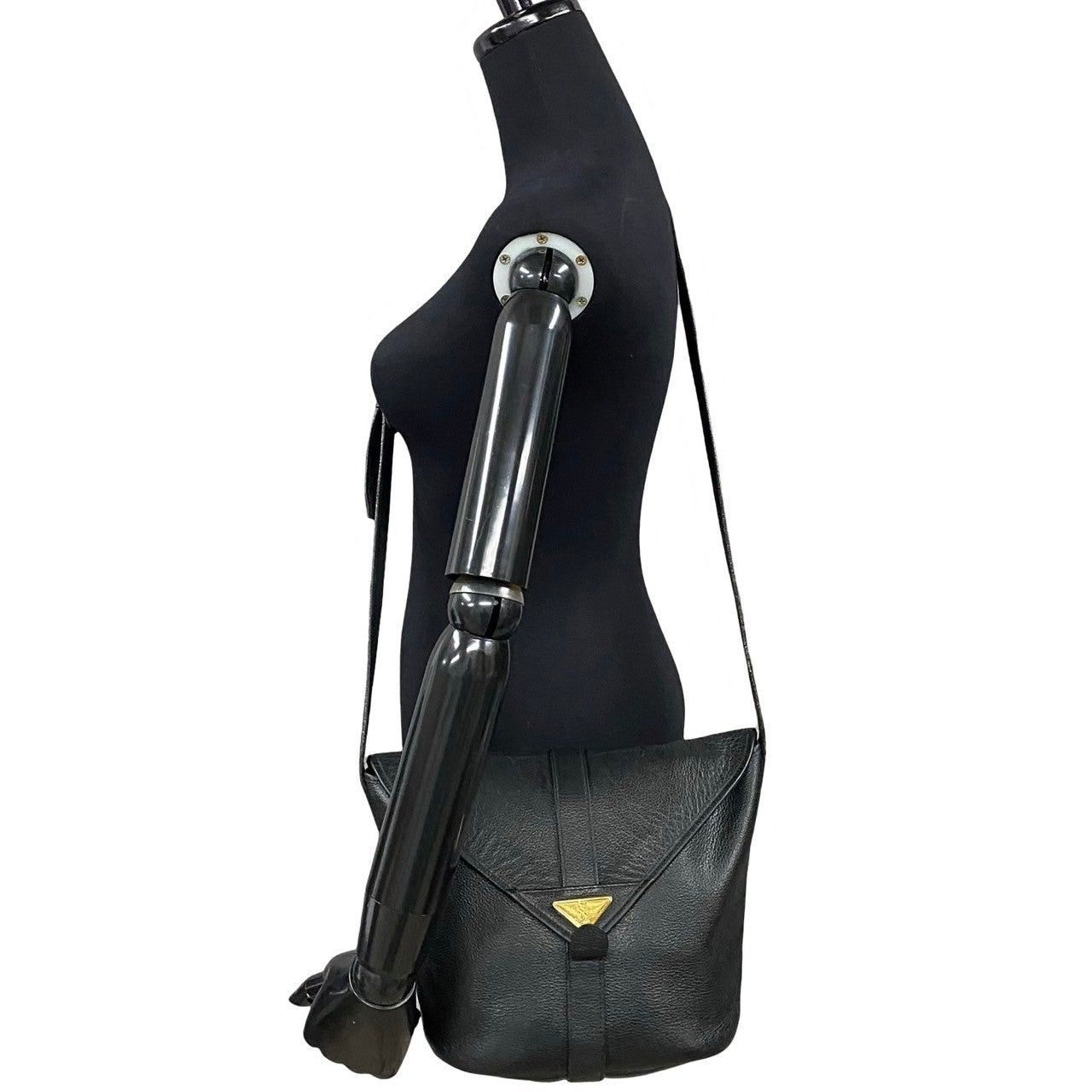 Yves Saint Laurent Yves Saint Laurent Shoulder Bag Black Leather Size ONE SIZE - 2 Thumbnail