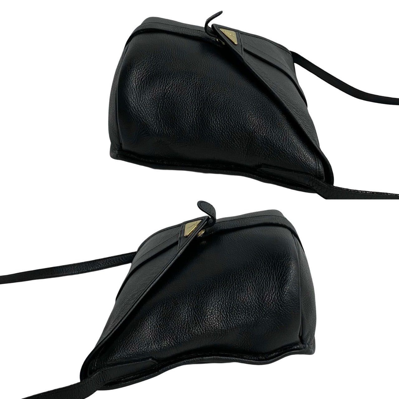 Yves Saint Laurent Yves Saint Laurent Shoulder Bag Black Leather Size ONE SIZE - 5 Thumbnail