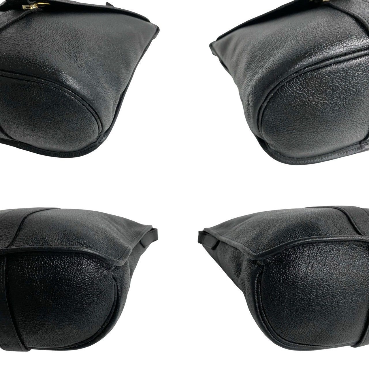 Yves Saint Laurent Yves Saint Laurent Shoulder Bag Black Leather Size ONE SIZE - 7 Thumbnail