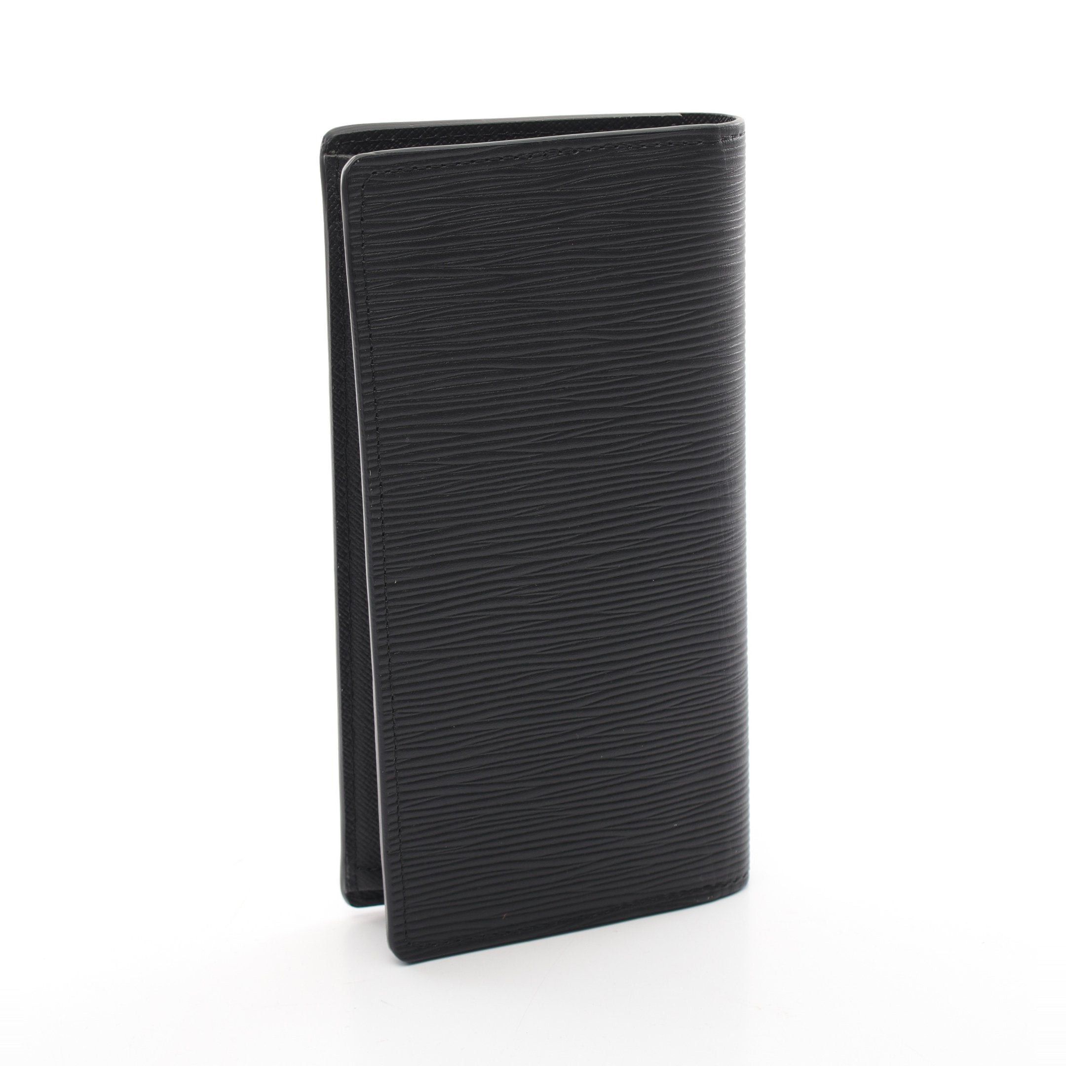 Louis Vuitton Louis Vuitton Portefeuil Brother Epi Noir Bi-Fold Long Wallet Leather Black Size ONE SIZE - 2 Thumbnail