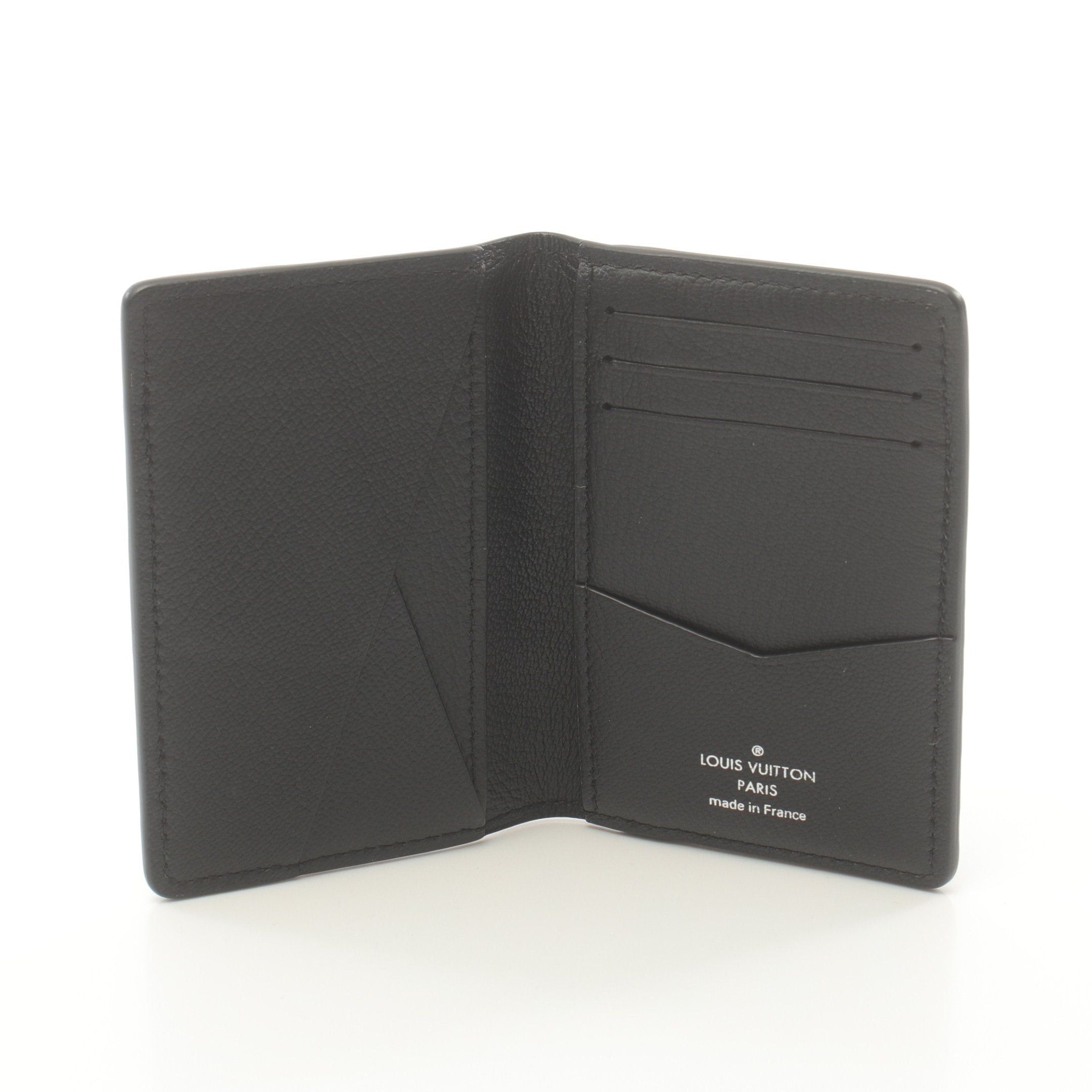 Louis Vuitton Louis Vuitton Organizer De Posh Card Case Leather Black Blue Size ONE SIZE - 3 Thumbnail