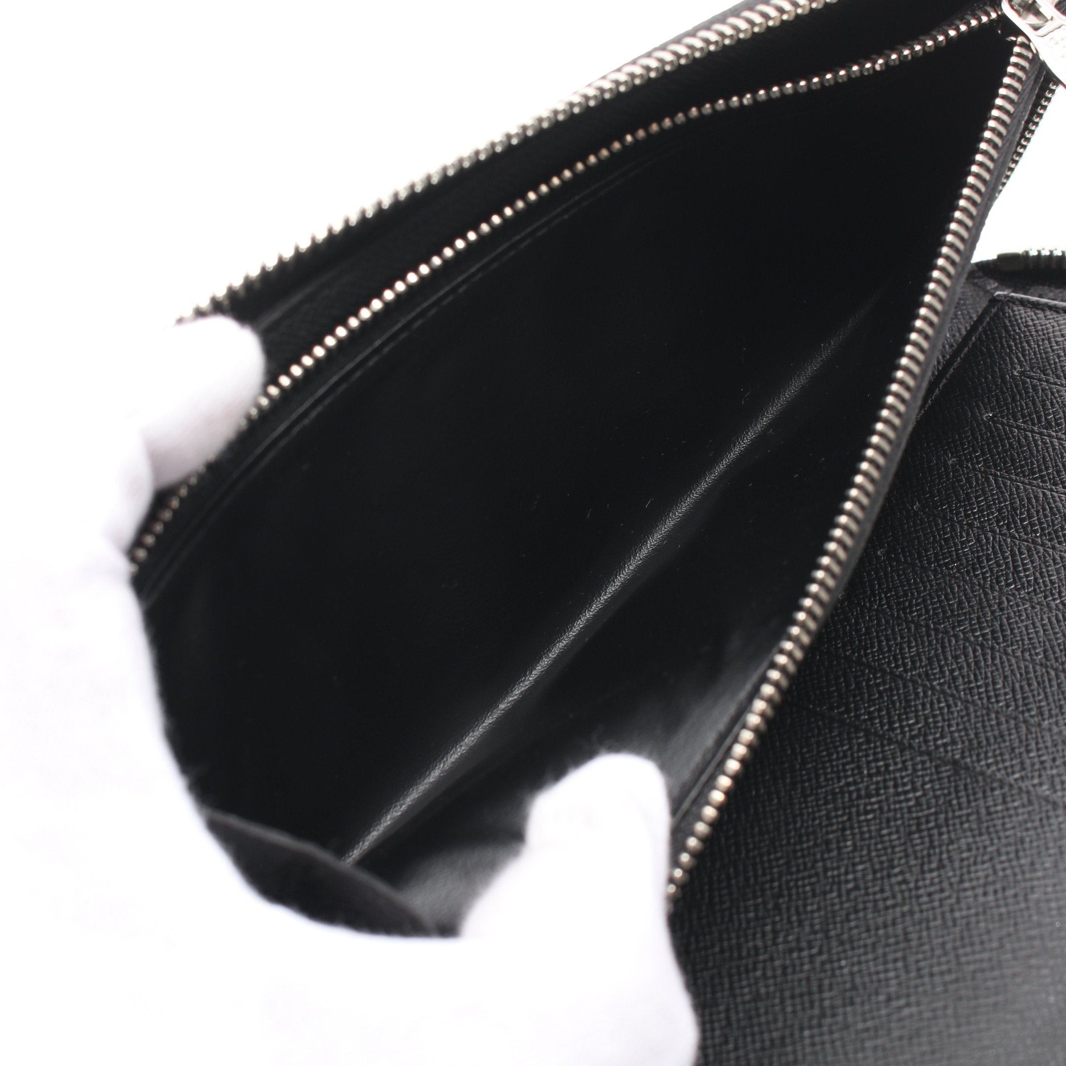 Louis Vuitton Louis Vuitton Zippy Wallet Vertical Damier Graphite Round Zipper Long Black Size ONE SIZE - 11 Thumbnail