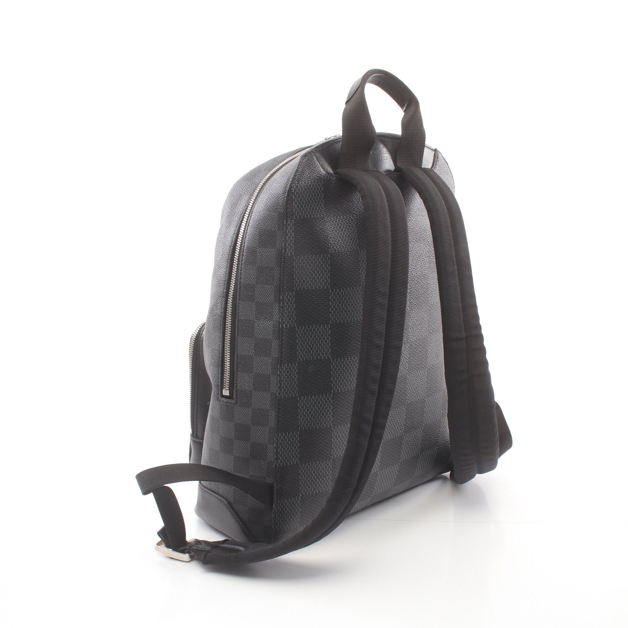 Louis Vuitton Louis Vuitton Canvas Damier Graphite Backpack Rucksack Leather Black Gray Size ONE SIZE - 2 Thumbnail