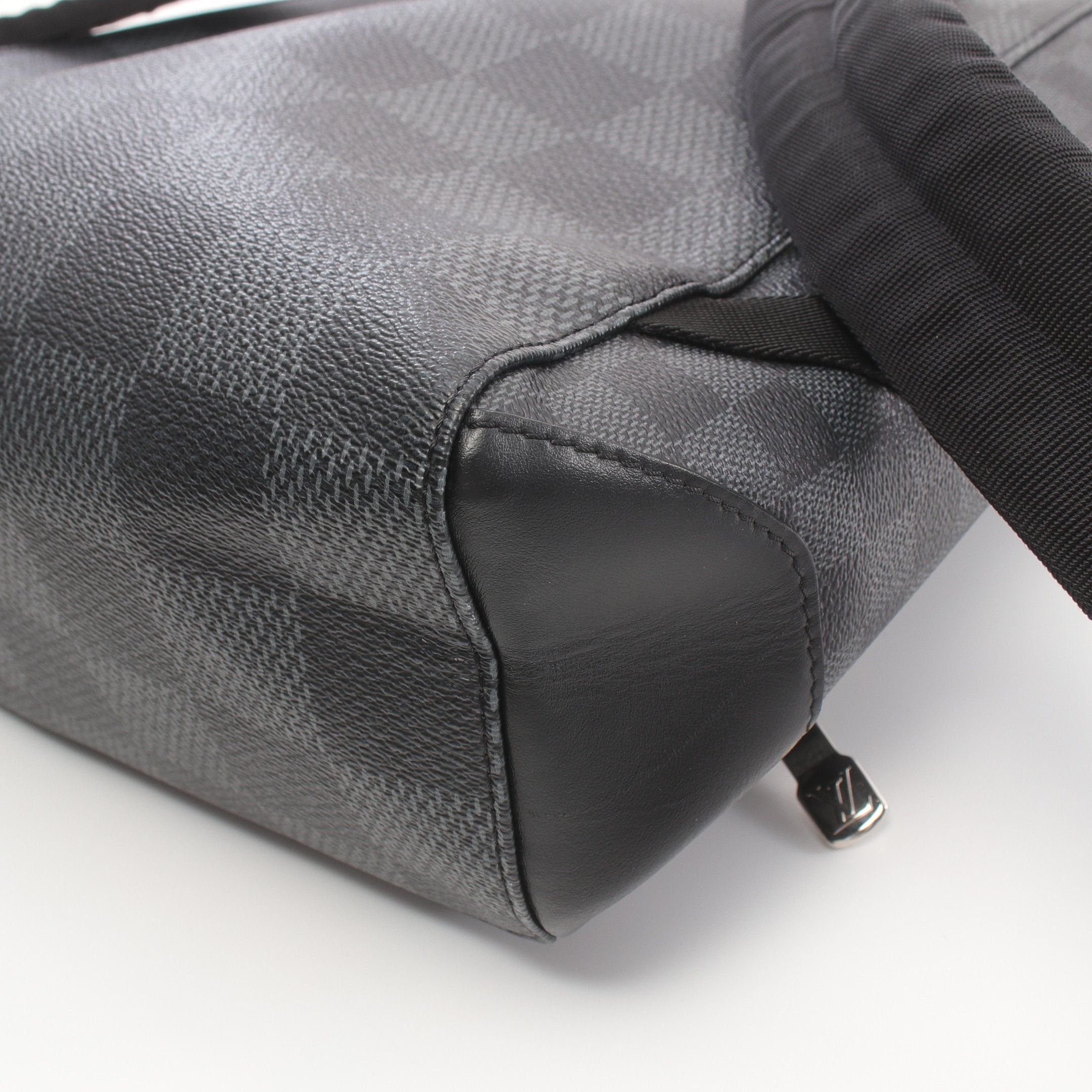 Louis Vuitton Louis Vuitton Canvas Damier Graphite Backpack Rucksack Leather Black Gray Size ONE SIZE - 6 Thumbnail