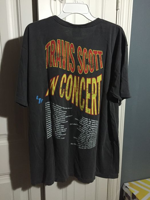 Travis Scott Travis Scott tour merch tee | Grailed