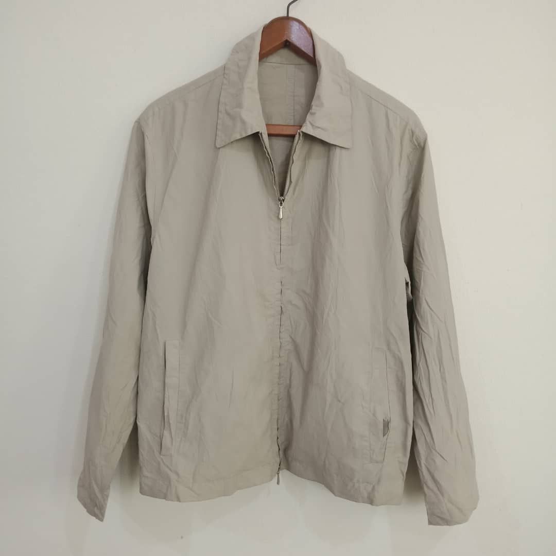 FENDI PLAIN DESIGN LIGHT ZIPPER JACKET MADE IN ITALY