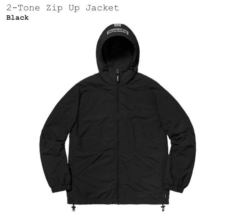 Supreme Supreme 2-Tone Zip Up Jacket Black Size US M / EU 48-50 / 2 - 1 Preview