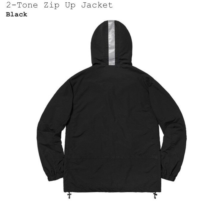 Supreme Supreme 2-Tone Zip Up Jacket Black Size US M / EU 48-50 / 2 - 2 Preview