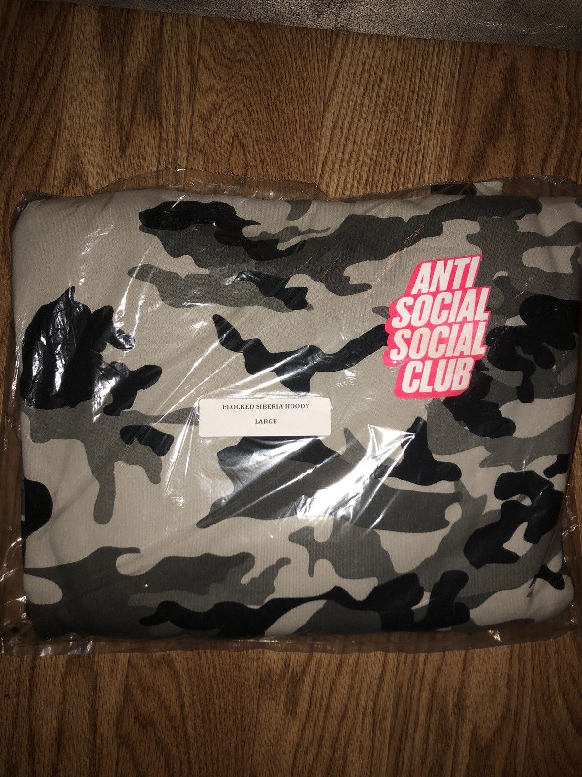 Assc blocked siberia fashion camo hoodie