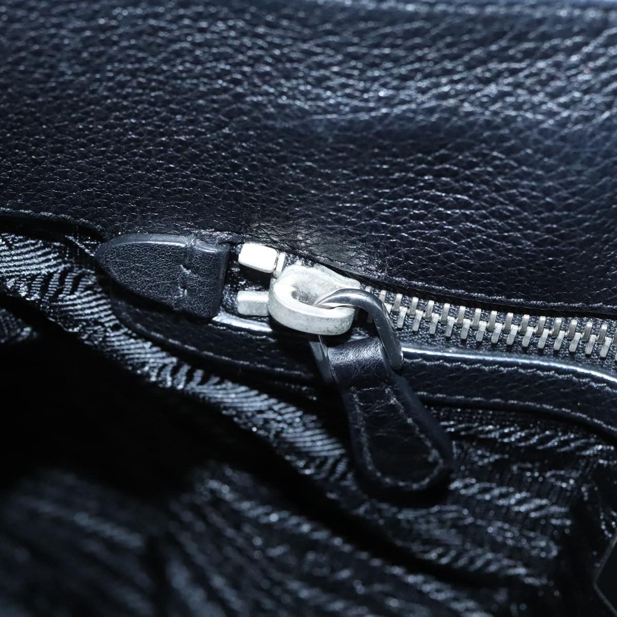 Prada Black Synthetic Handbag (Pre-Owned) Size ONE SIZE - 15 Thumbnail