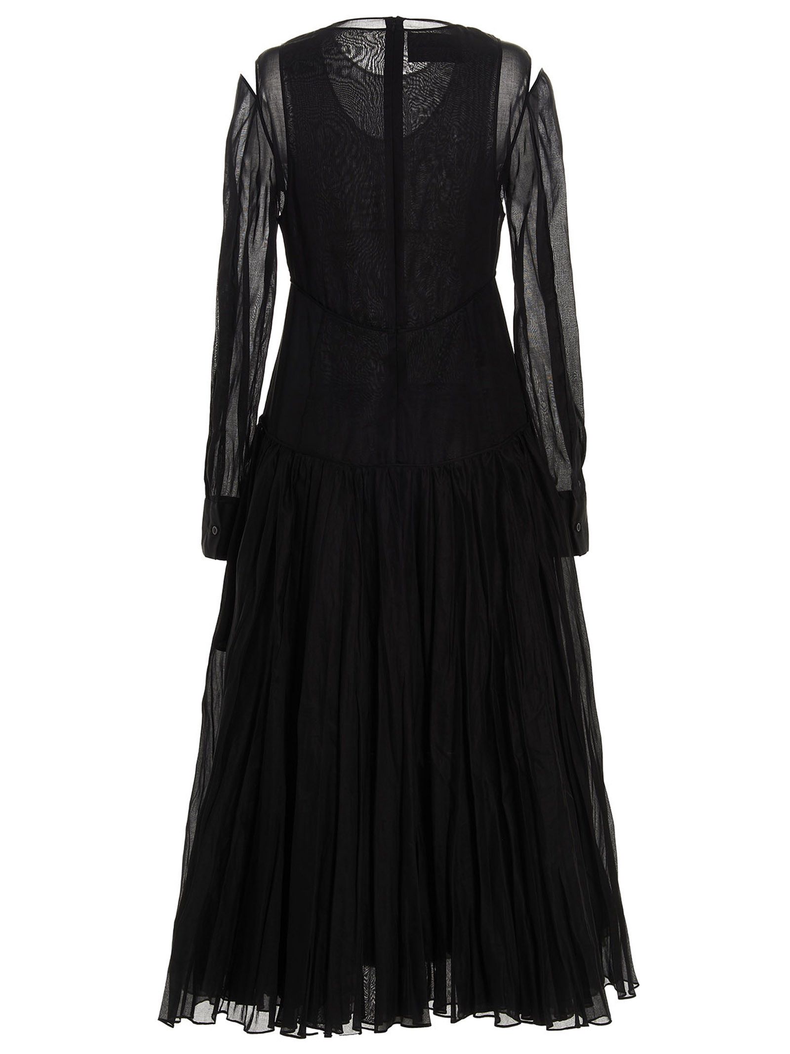 Jil Sander Pleated Skirt Dress Size 28" / US 6 / IT 42 - 2 Thumbnail