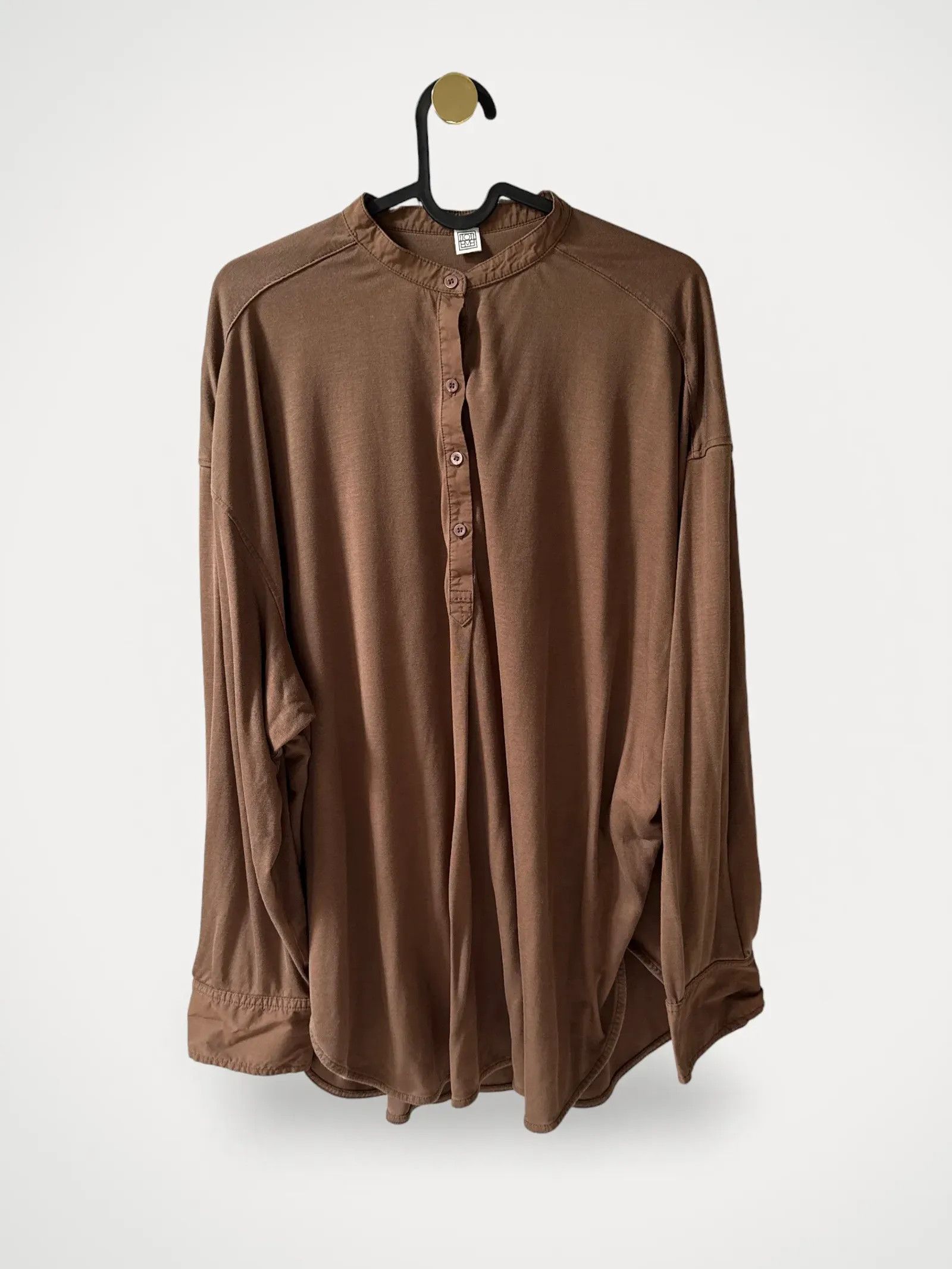 Toteme Toteme Fluid jersey longline blouse Blouse Size XS / US 0-2 / IT 36-38 - 2 Thumbnail