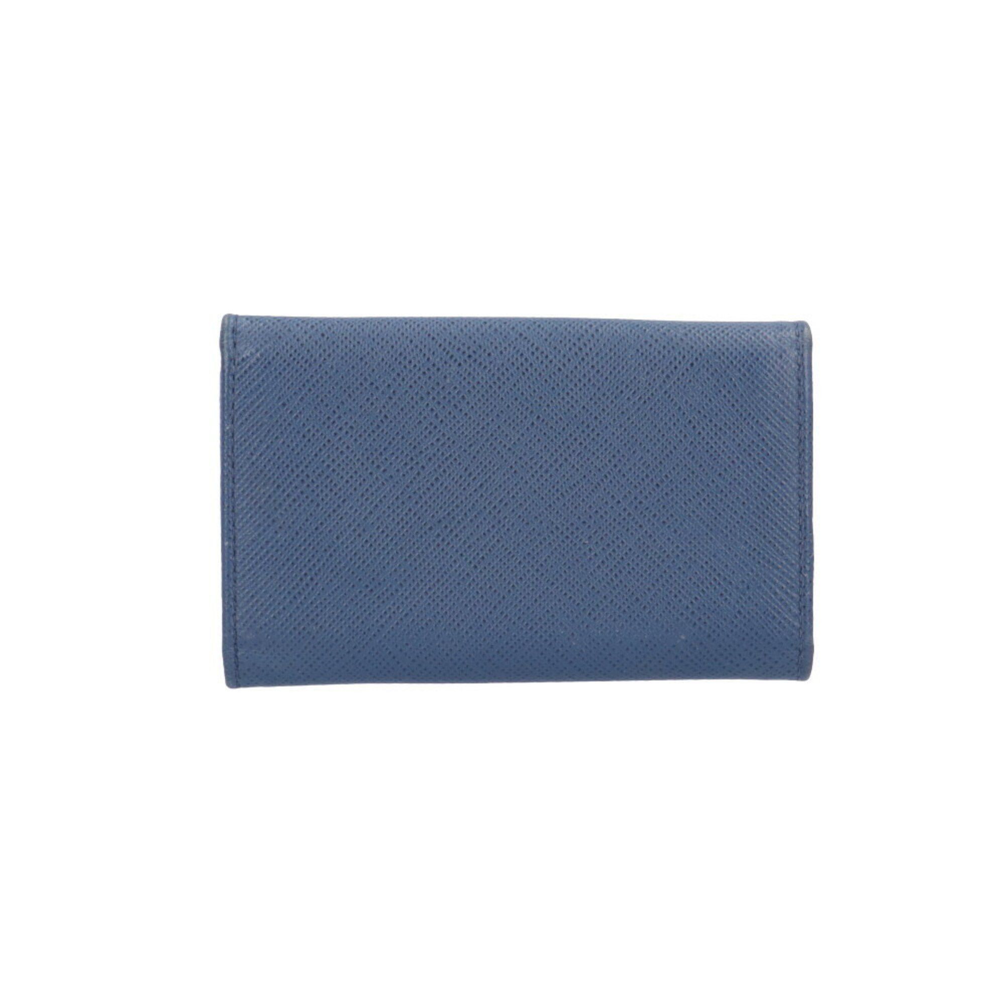 Prada Prada Saffiano Key Case Leather 1PG222 Men's PRADA Size ONE SIZE - 2 Thumbnail