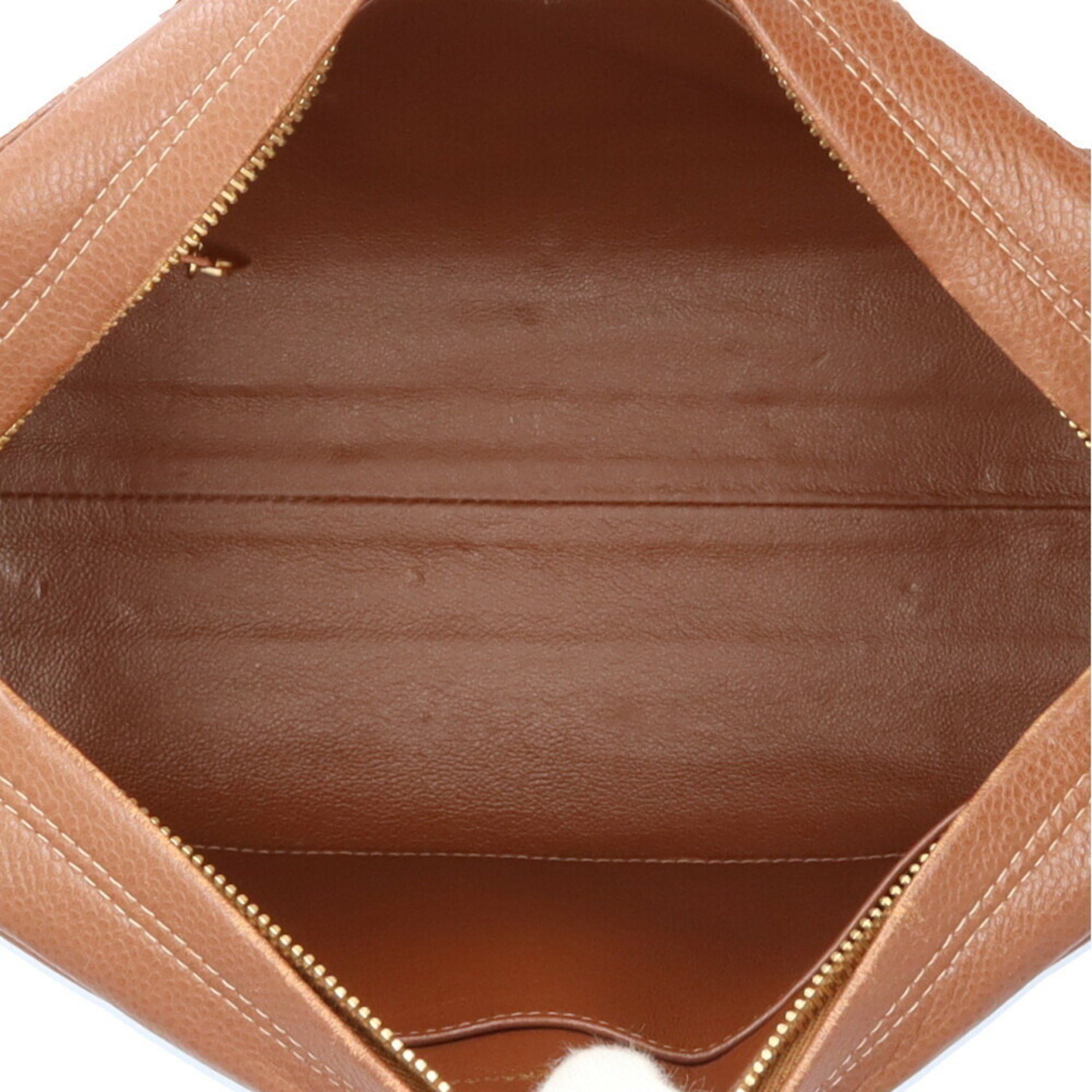 Chanel Chanel Matelasse Shoulder Bag Leather Brown Women's CHANEL Chain Size ONE SIZE - 6 Thumbnail