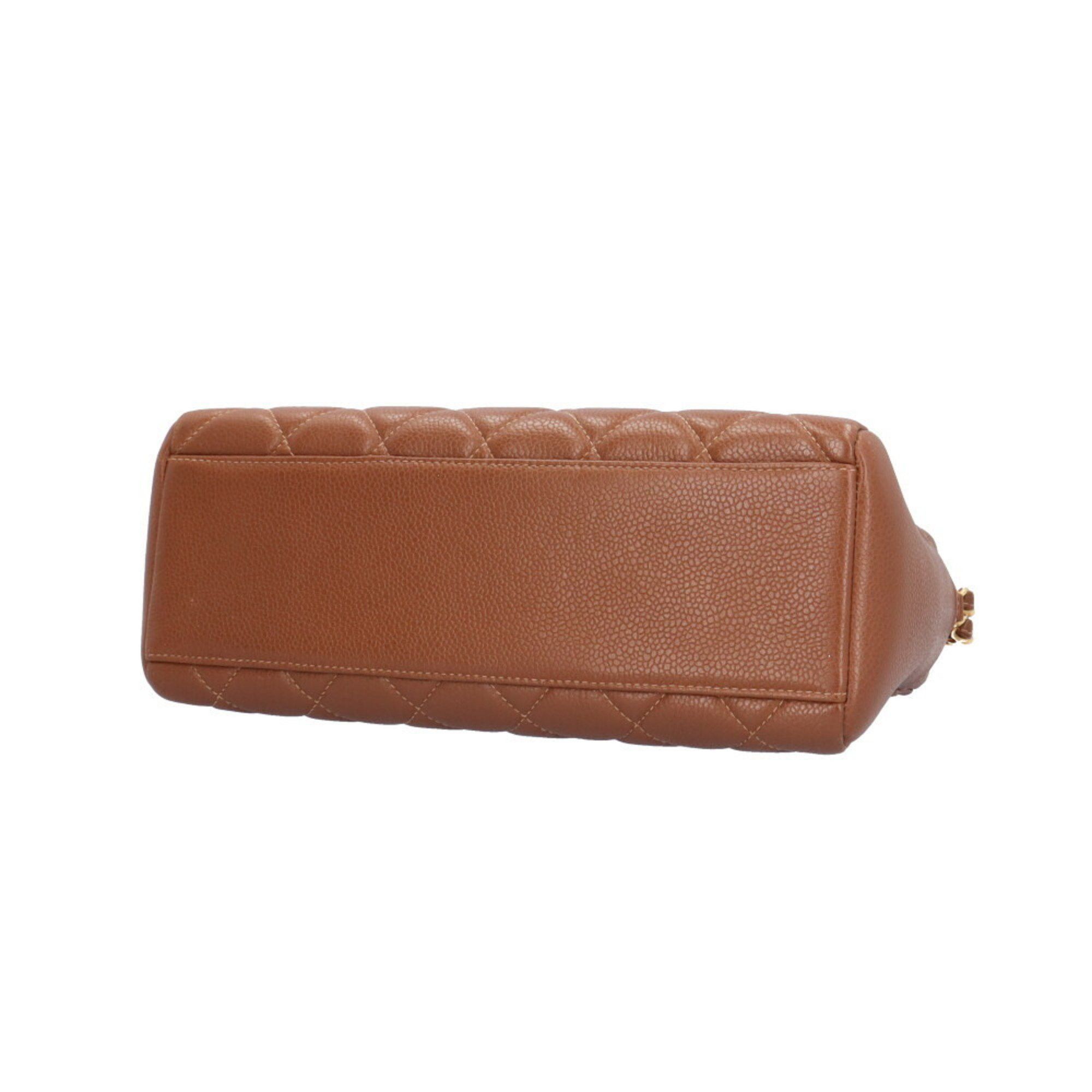 Chanel Chanel Matelasse Shoulder Bag Leather Brown Women's CHANEL Chain Size ONE SIZE - 5 Thumbnail