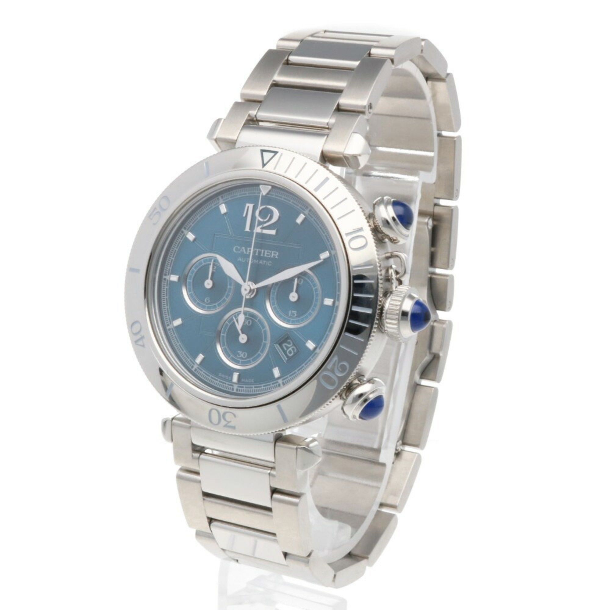 Cartier Cartier Pasha de Watch, Stainless Steel WSPA0039, Automatic, Men's, CARTIER Size ONE SIZE - 3 Thumbnail