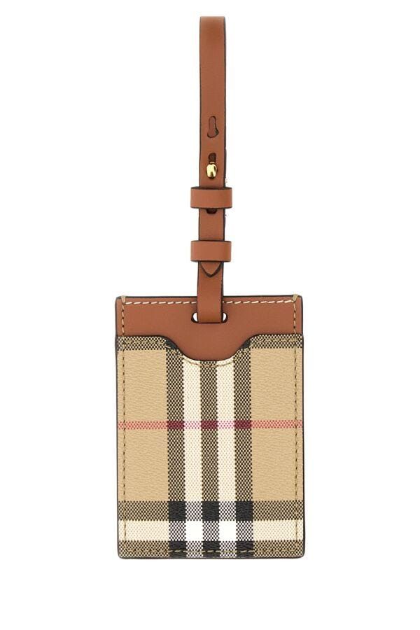 Burberry Printed Canvas Porte Adresse Plate Size ONE SIZE - 3 Thumbnail