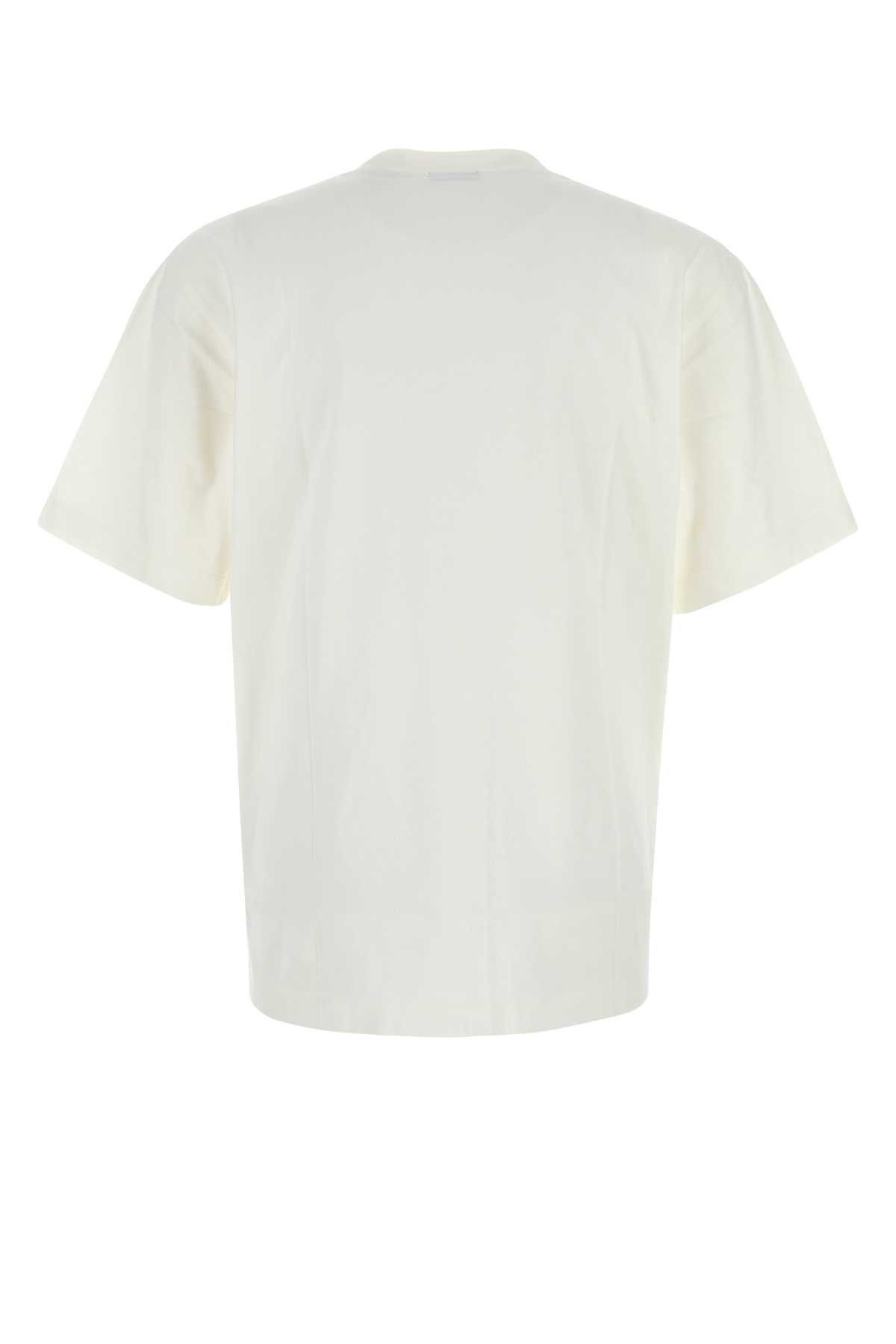 Burberry White Cotton T-Shirt Size US S / EU 44-46 / 1 - 2 Thumbnail