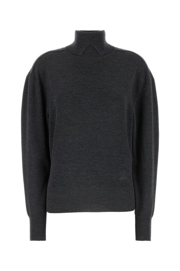 Burberry Dark Grey Wool Sweater Size S / US 4 / IT 40 - 3 Thumbnail