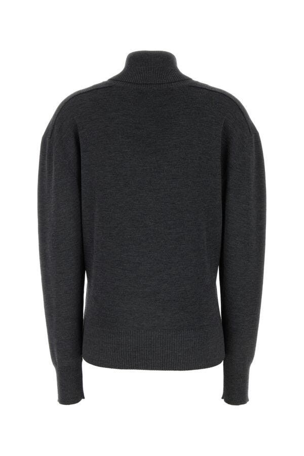 Burberry Dark Grey Wool Sweater Size S / US 4 / IT 40 - 4 Thumbnail