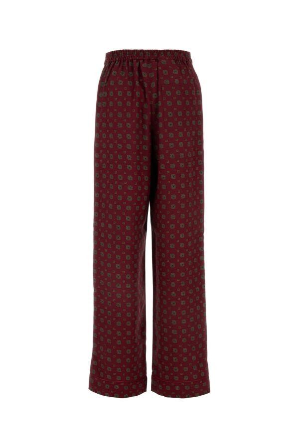 Moschino Printed Silk Pant Size 28" / US 6 / IT 42 - 4 Thumbnail