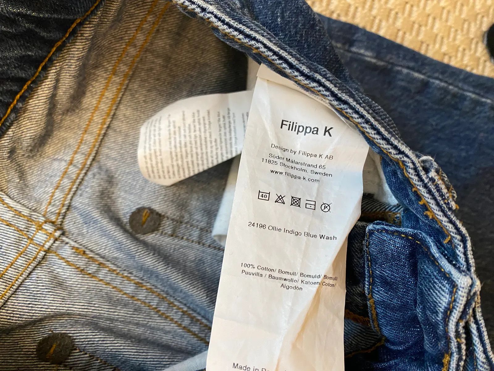 Filippa K Filippa K Jeans Size 24" / US 00 / IT 34 - 3 Thumbnail