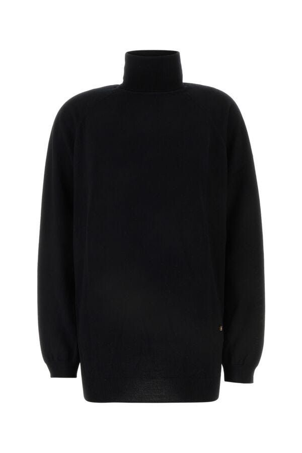 Moschino Black Wool Sweater Size XS / US 0-2 / IT 36-38 - 3 Thumbnail