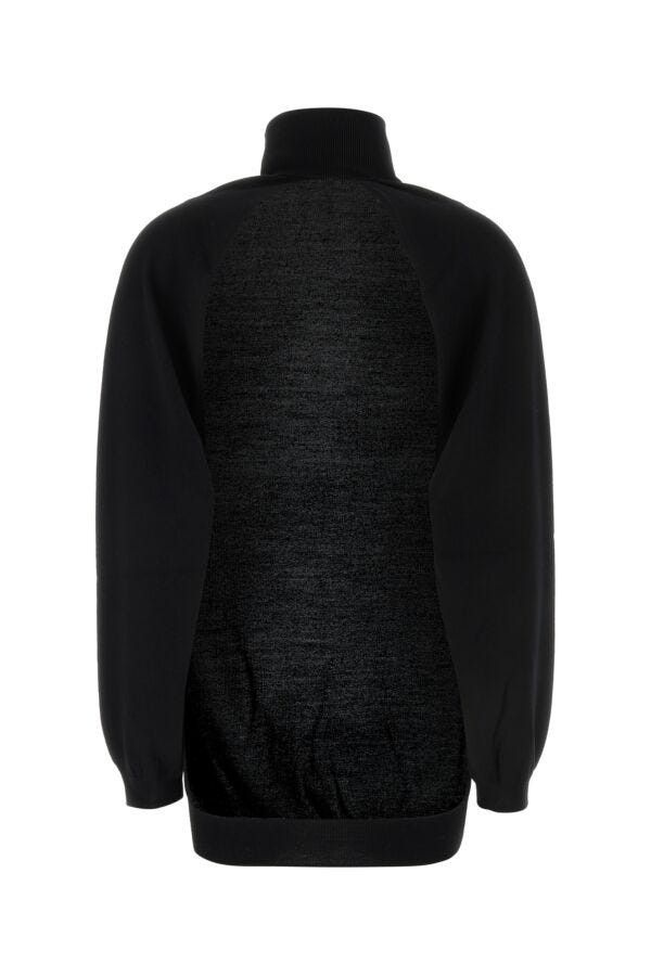 Moschino Black Wool Sweater Size S / US 4 / IT 40 - 4 Thumbnail