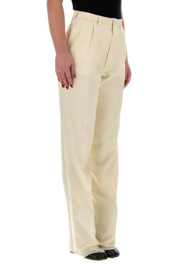Maison Margiela Cream Mohair Blend Pant Size 28" / US 6 / IT 42 - 5 Thumbnail