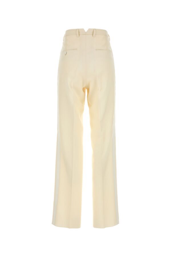 Maison Margiela Cream Mohair Blend Pant Size 28" / US 6 / IT 42 - 4 Thumbnail