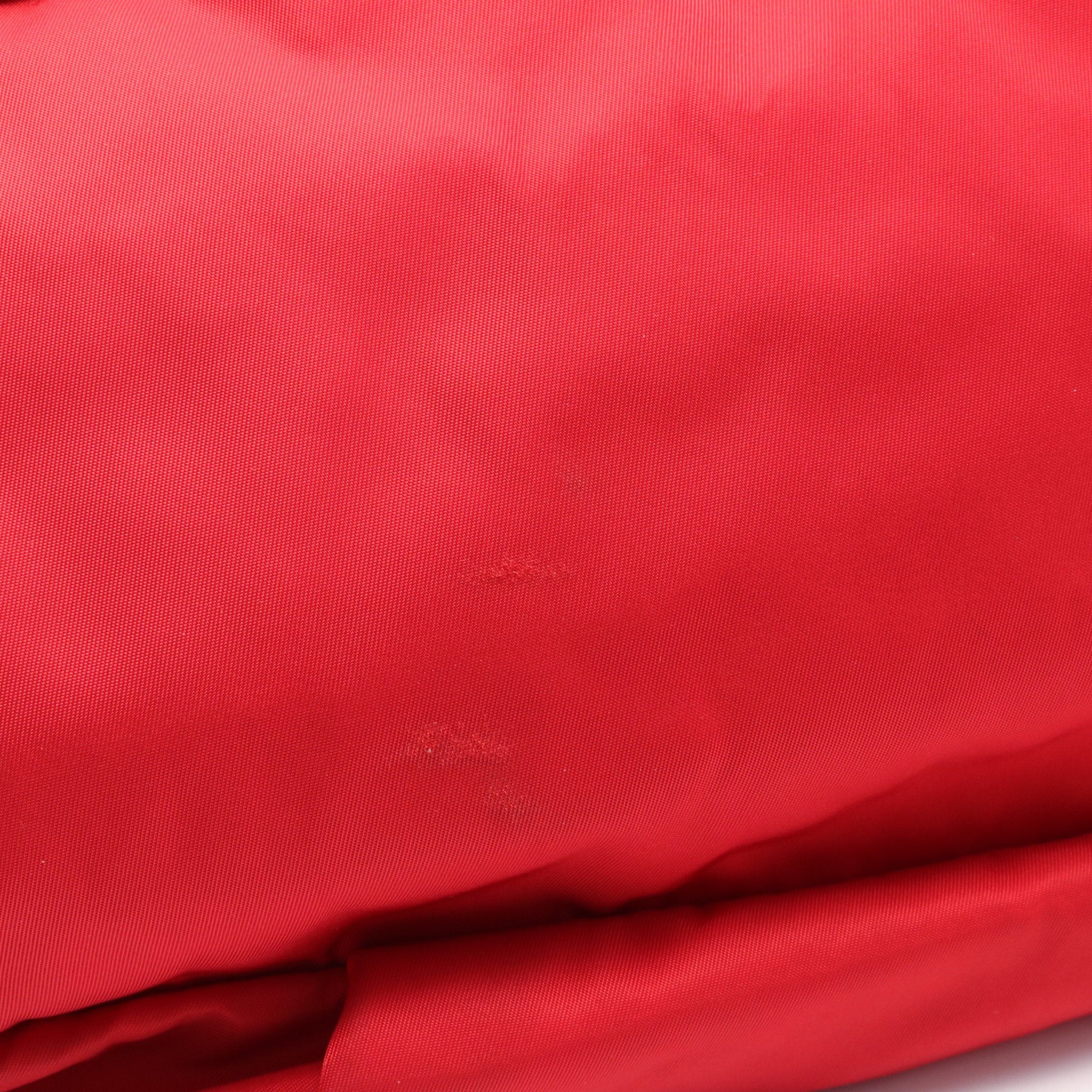 Prada Prada Tessuto+Vit.Dai Handbag Tote Bag Nylon Leather Red Size ONE SIZE - 6 Thumbnail